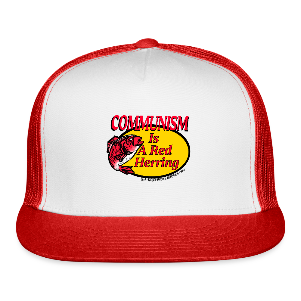 CLUE BMT Trucker HAT - white/red