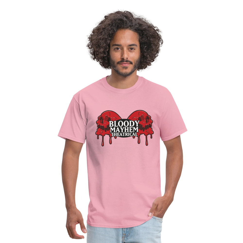 Bloody Mayhem Theatrical Logo Unisex T-Shirt - pink