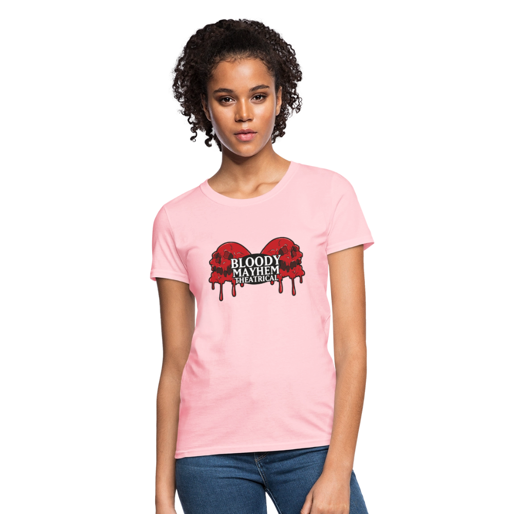 Bloody Mayhem Theatrical Logo Femme T-Shirt - pink