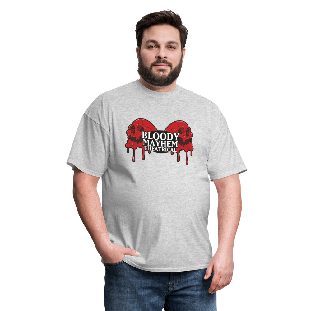 Bloody Mayhem Theatrical Logo Unisex T-Shirt - heather gray