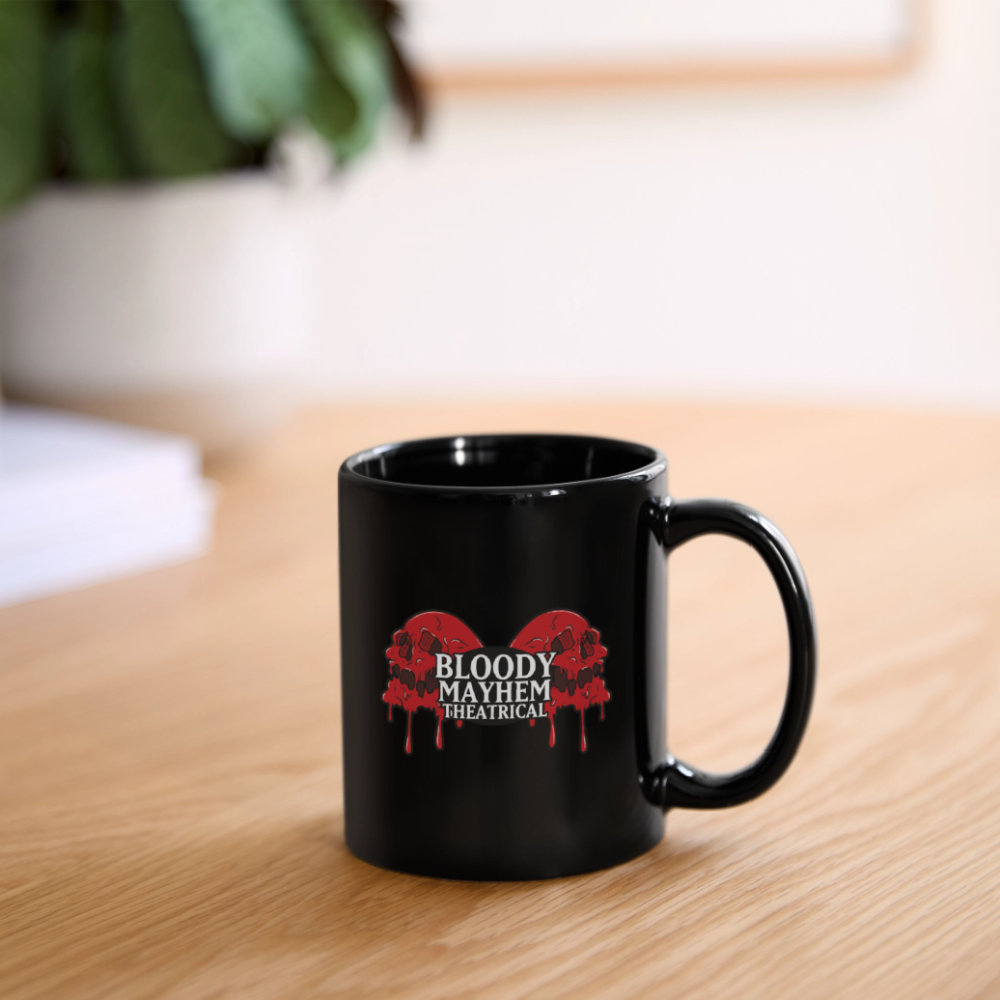 Bloody Mayhem Theatrical Logo MUG - black