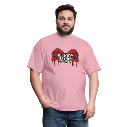 Bloody Mayhem Theatrical Logo Unisex T-Shirt - pink