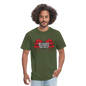 Bloody Mayhem Theatrical Logo Unisex T-Shirt - military green