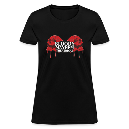 Bloody Mayhem Theatrical Logo Femme T-Shirt - black