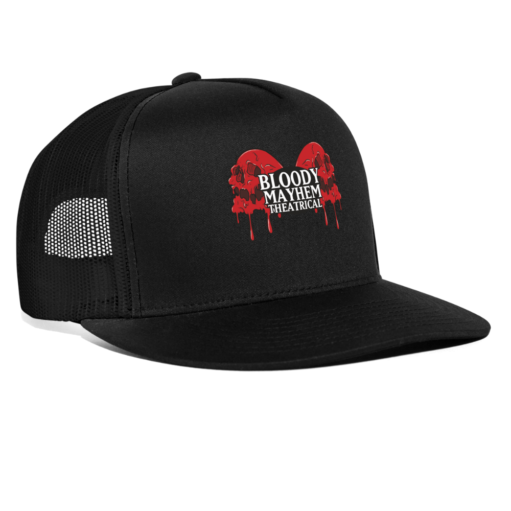 Bloody Mayhem Theatrical Logo Trucker Hat - black/black