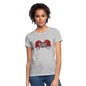Bloody Mayhem Theatrical Logo Femme T-Shirt - heather gray