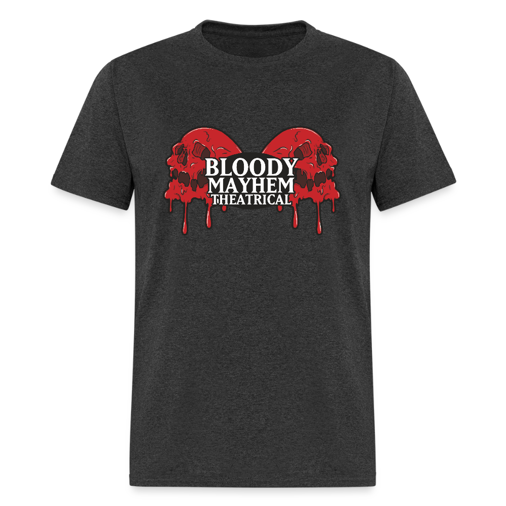 Bloody Mayhem Theatrical Logo Unisex T-Shirt - heather black