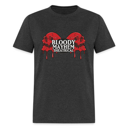 Bloody Mayhem Theatrical Logo Unisex T-Shirt - heather black