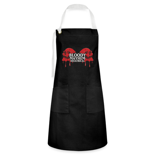 Bloody Mayhem Theatrical Logo Apron - black/white