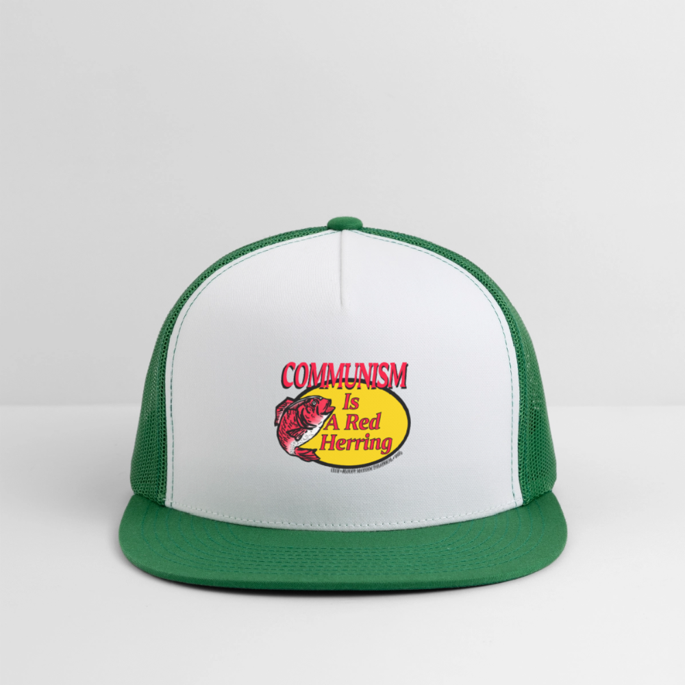 CLUE BMT Trucker HAT - white/kelly green