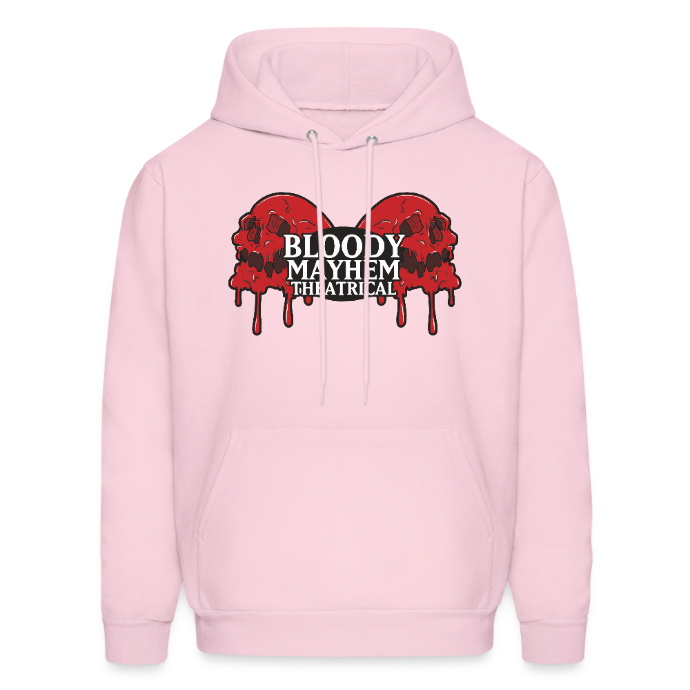Bloody Mayhem Theatrical Logo Hoodie - pale pink