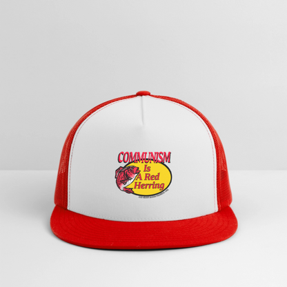 CLUE BMT Trucker HAT - white/red