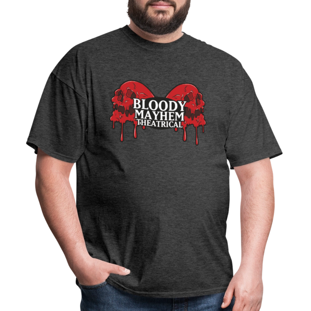 Bloody Mayhem Theatrical Logo Unisex T-Shirt - heather black