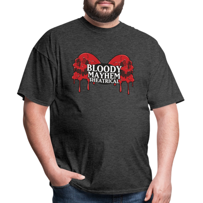 Bloody Mayhem Theatrical Logo Unisex T-Shirt - heather black