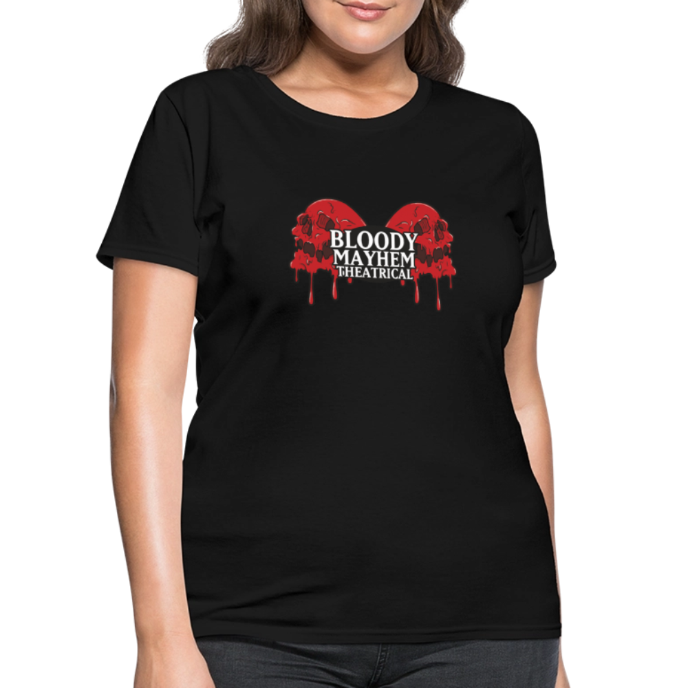 Bloody Mayhem Theatrical Logo Femme T-Shirt - black