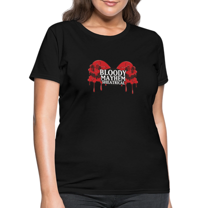 Bloody Mayhem Theatrical Logo Femme T-Shirt - black