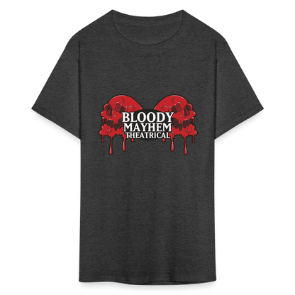Bloody Mayhem Theatrical Logo Unisex T-Shirt - heather black