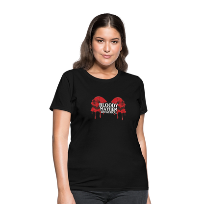 Bloody Mayhem Theatrical Logo Femme T-Shirt - black