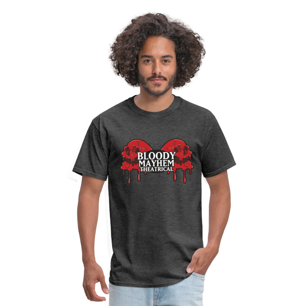 Bloody Mayhem Theatrical Logo Unisex T-Shirt - heather black