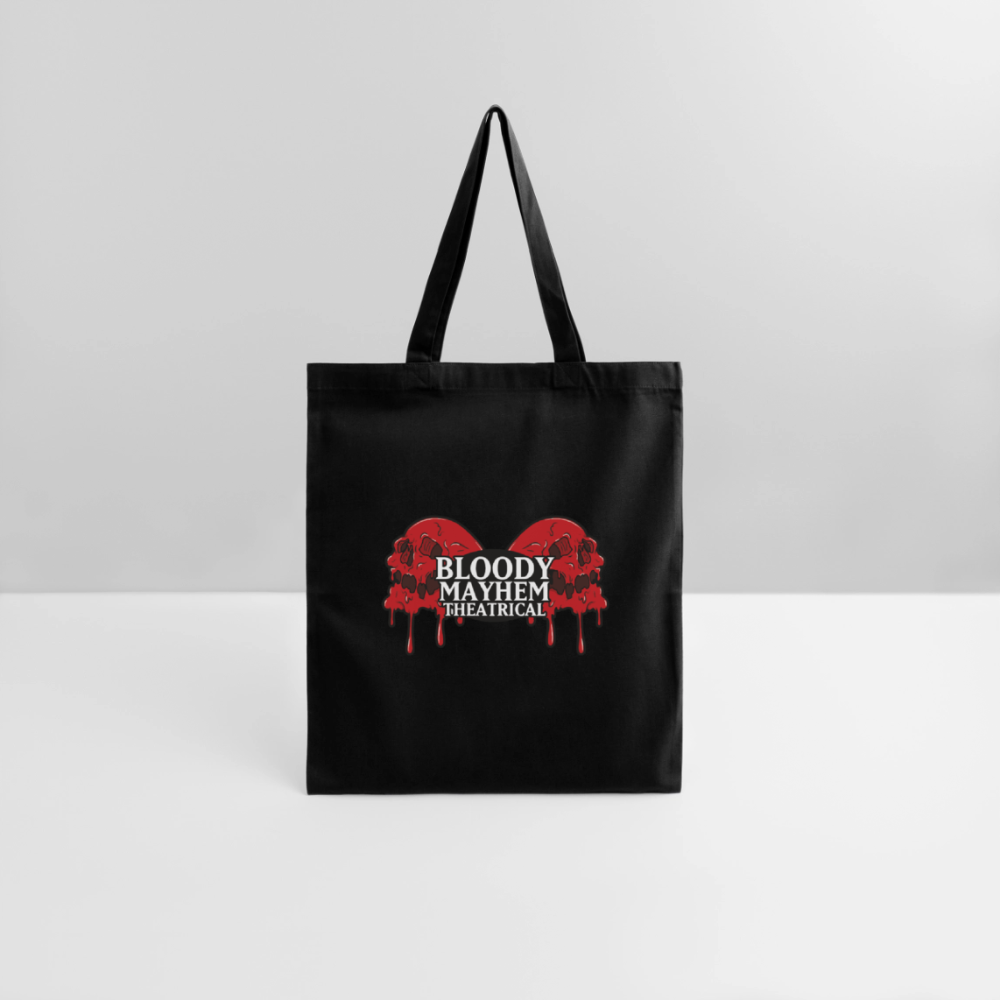 Bloody Mayhem Theatrical Logo Tote Bag - black