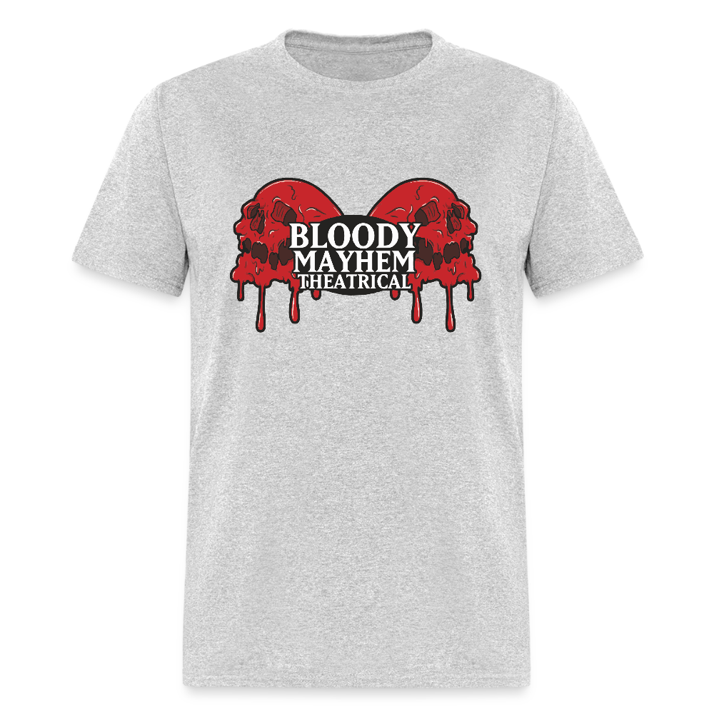 Bloody Mayhem Theatrical Logo Unisex T-Shirt - heather gray
