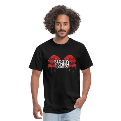 Bloody Mayhem Theatrical Logo Unisex T-Shirt - black