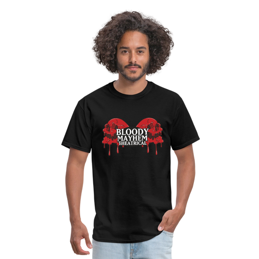 Bloody Mayhem Theatrical Logo Unisex T-Shirt - black