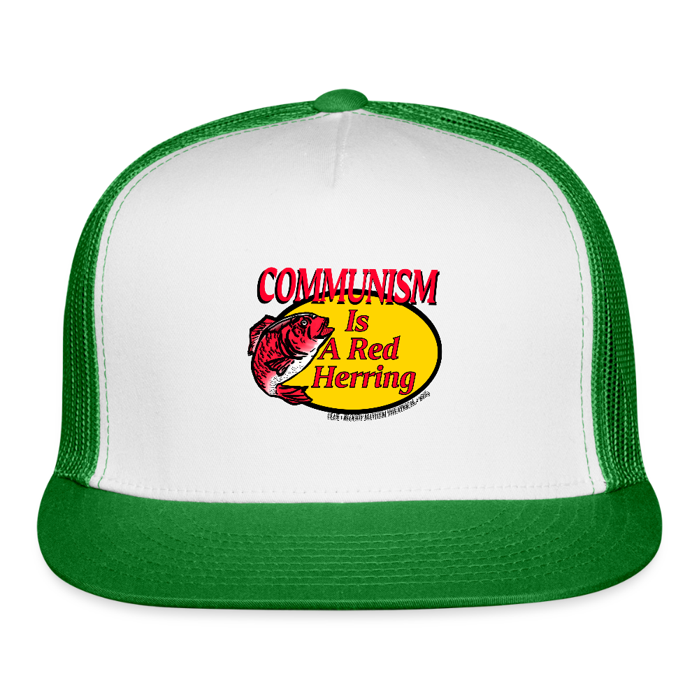 CLUE BMT Trucker HAT - white/kelly green