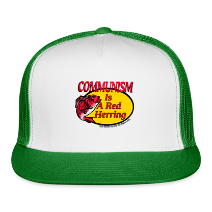 CLUE BMT Trucker HAT - white/kelly green