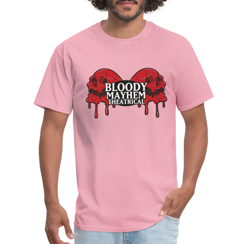 Bloody Mayhem Theatrical Logo Unisex T-Shirt - pink