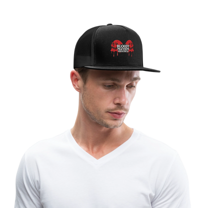 Bloody Mayhem Theatrical Logo Trucker Hat - black/black