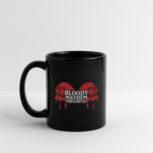Bloody Mayhem Theatrical Logo MUG - black