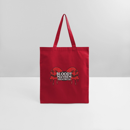 Bloody Mayhem Theatrical Logo Tote Bag - red