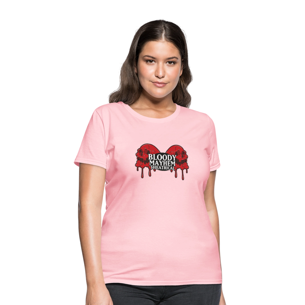 Bloody Mayhem Theatrical Logo Femme T-Shirt - pink