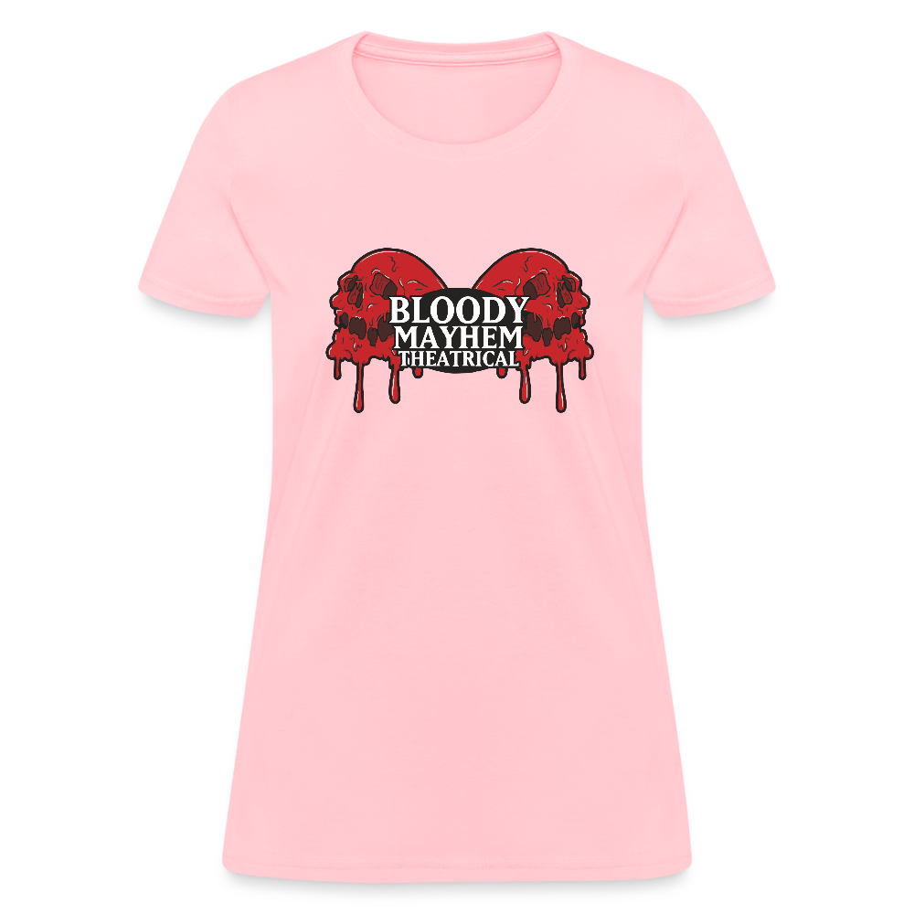 Bloody Mayhem Theatrical Logo Femme T-Shirt - pink