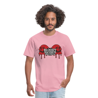 Bloody Mayhem Theatrical Logo Unisex T-Shirt - pink