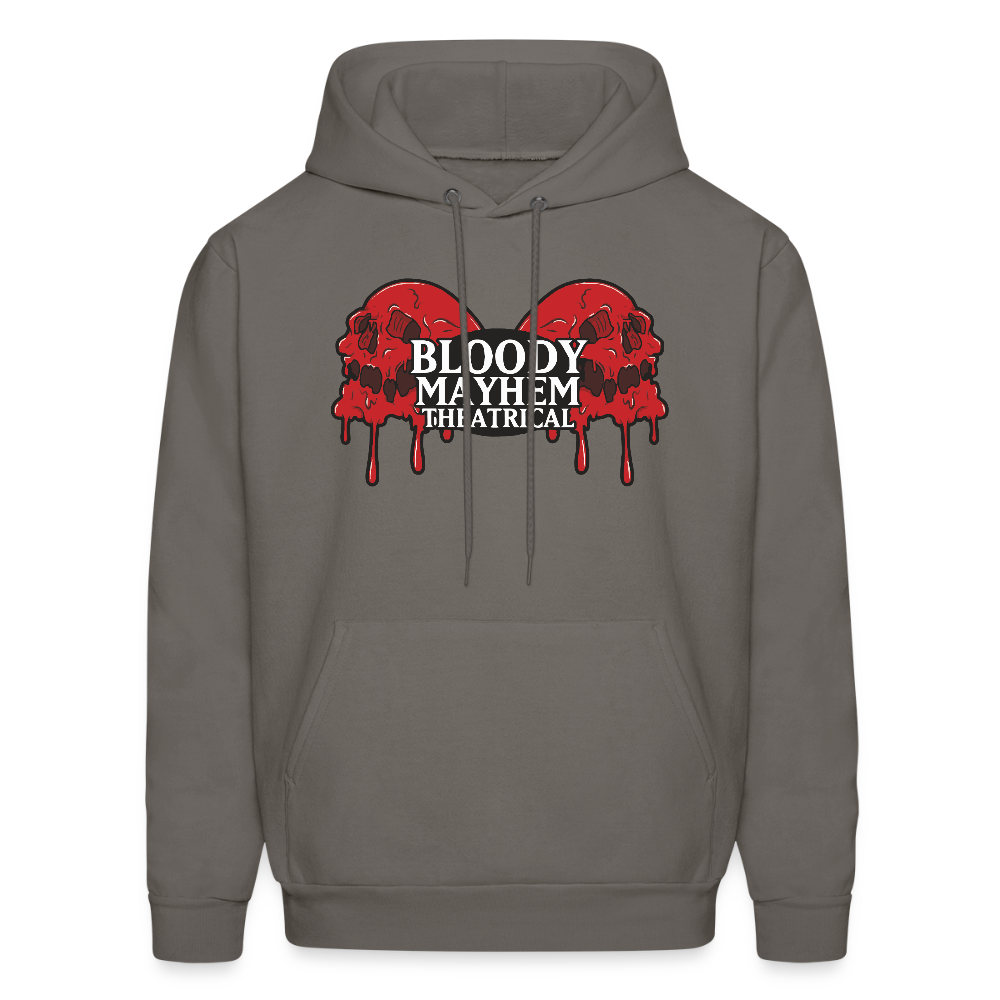 Bloody Mayhem Theatrical Logo Hoodie - asphalt gray