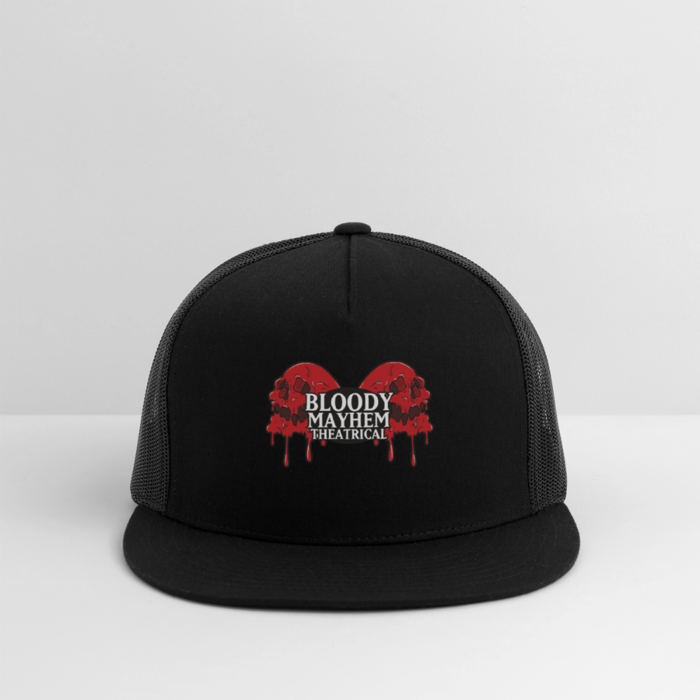 Bloody Mayhem Theatrical Logo Trucker Hat - black/black