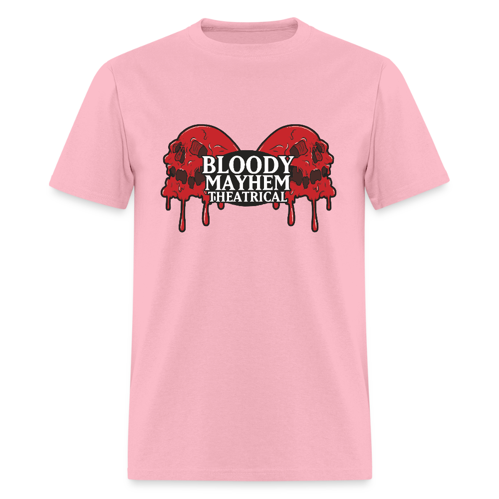 Bloody Mayhem Theatrical Logo Unisex T-Shirt - pink