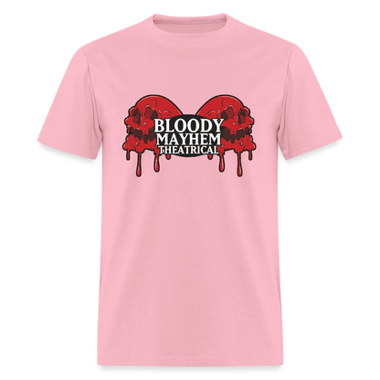 Bloody Mayhem Theatrical Logo Unisex T-Shirt - pink