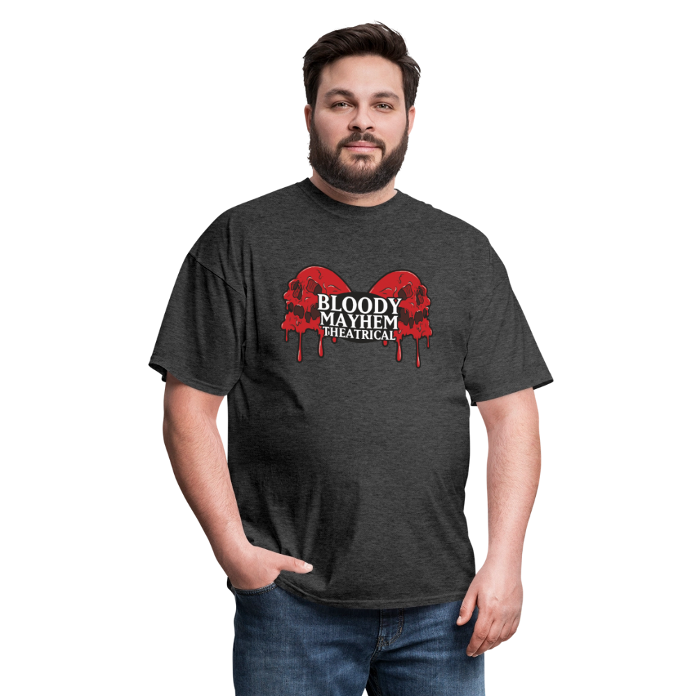 Bloody Mayhem Theatrical Logo Unisex T-Shirt - heather black