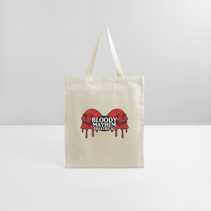 Bloody Mayhem Theatrical Logo Tote Bag - natural