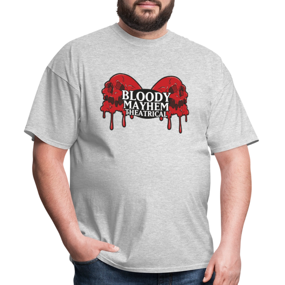 Bloody Mayhem Theatrical Logo Unisex T-Shirt - heather gray
