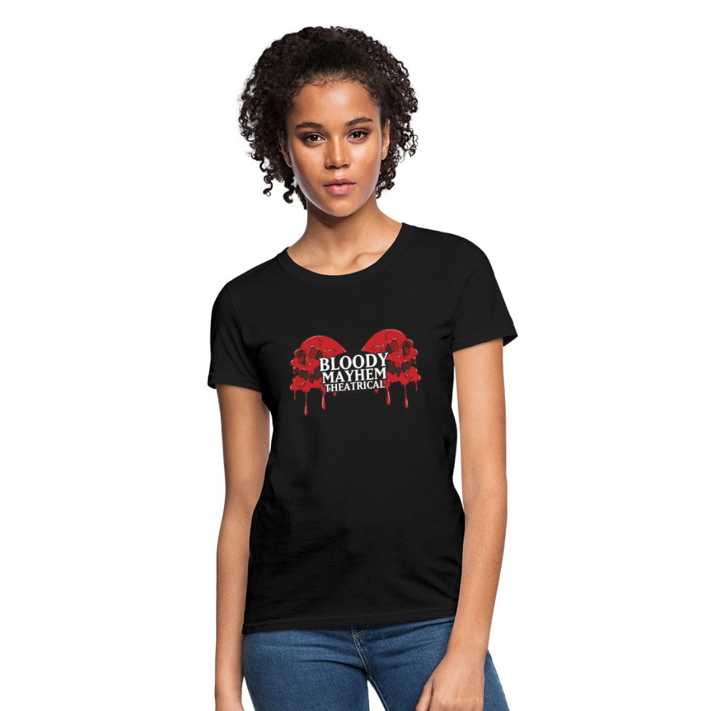 Bloody Mayhem Theatrical Logo Femme T-Shirt - black