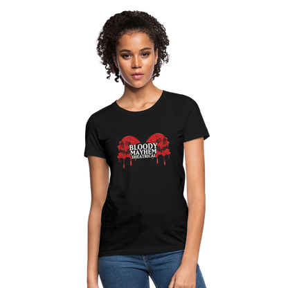 Bloody Mayhem Theatrical Logo Femme T-Shirt - black