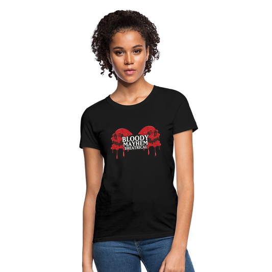 Bloody Mayhem Theatrical Logo Femme T-Shirt - black