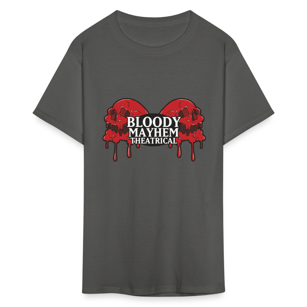 Bloody Mayhem Theatrical Logo Unisex T-Shirt - charcoal