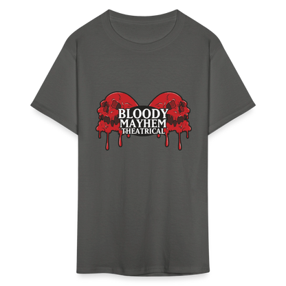 Bloody Mayhem Theatrical Logo Unisex T-Shirt - charcoal