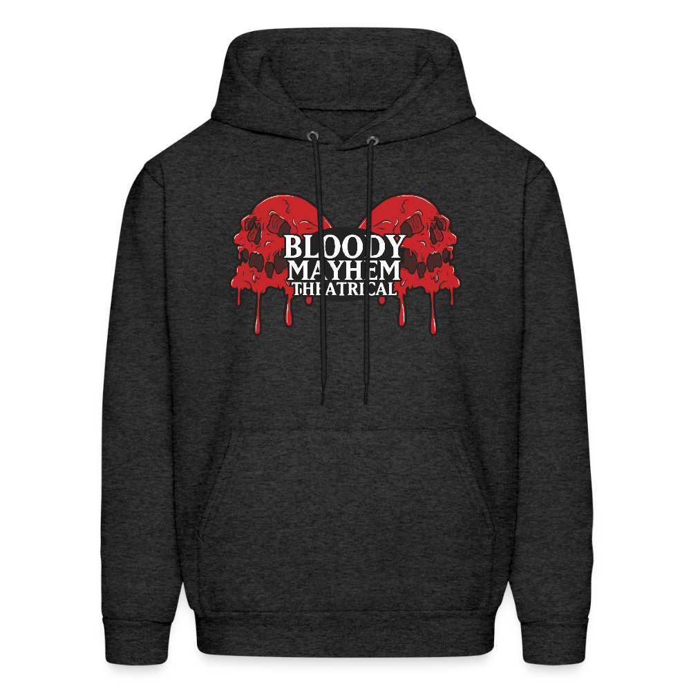 Bloody Mayhem Theatrical Logo Hoodie - charcoal grey