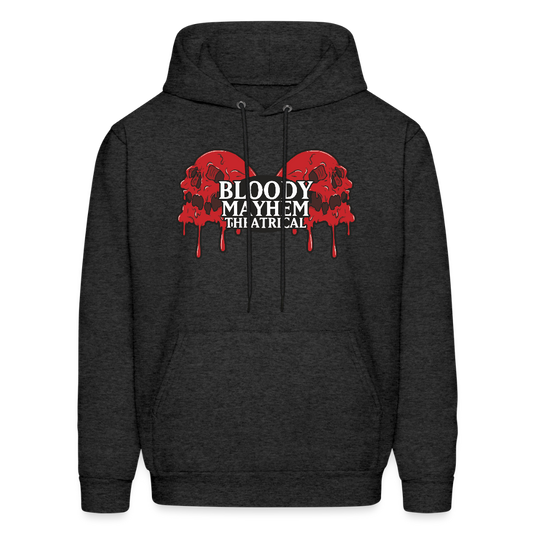 Bloody Mayhem Theatrical Logo Hoodie - charcoal grey